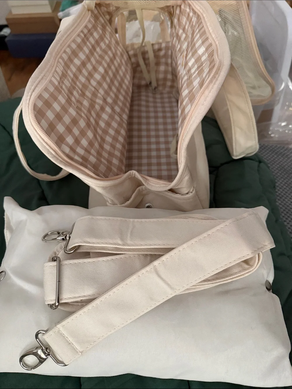 Pet Tote Cat or Dog Carrier Tote Bag with Padded Cushion for Travel